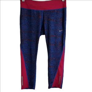 Nike Women's Dri Fit Stay Warm Cropped  Running Leggins Size Medium
